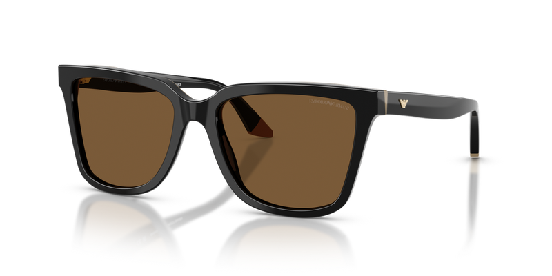 Emporio Armani EA4261 in Black/Beige / Brown (631373) - Front View