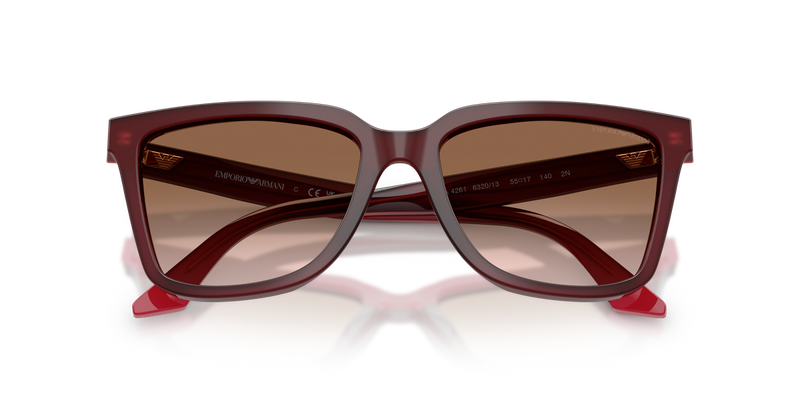 Emporio Armani EA4261 in Opal Bordeaux/Pink / Brown Gradient (632013) - Alternate View