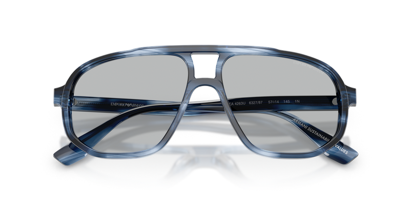Emporio Armani EA4263U in Striped Dark Blue - Alternate View