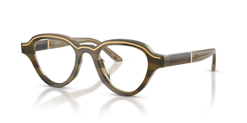 Emporio Armani EA4264U in Brown On Striped Beige - Alternate View