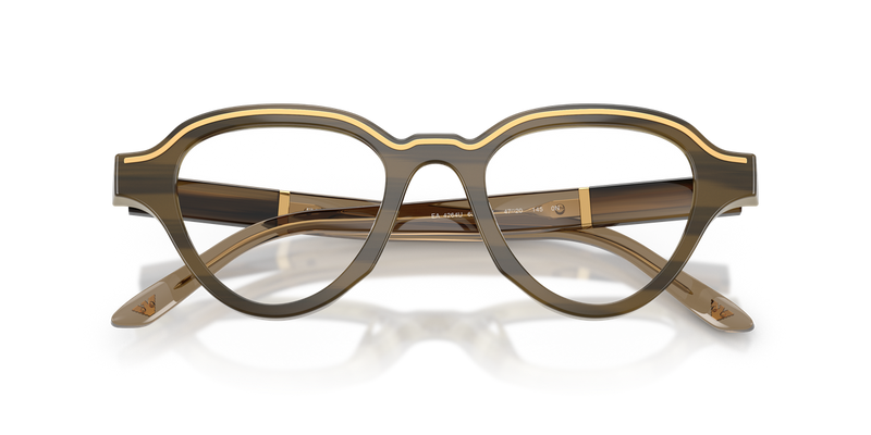 Emporio Armani EA4264U in Brown On Striped Beige - Alternate View