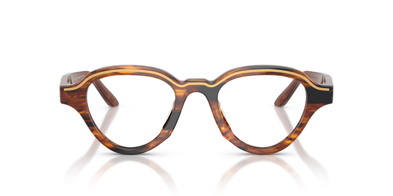 Emporio Armani EA4264U in Striped Dark Brown - Alternate View