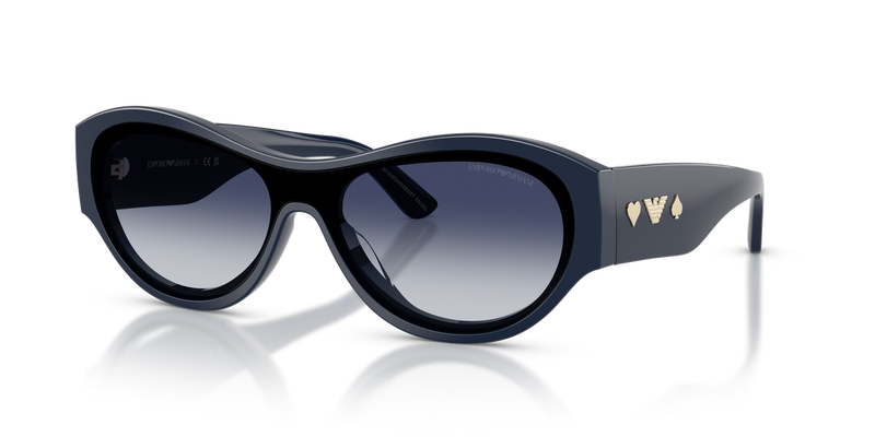 Emporio Armani EA4265U in Crystal/Cola/Lime / Grey Gradient Blue (60398S) - Alternate View
