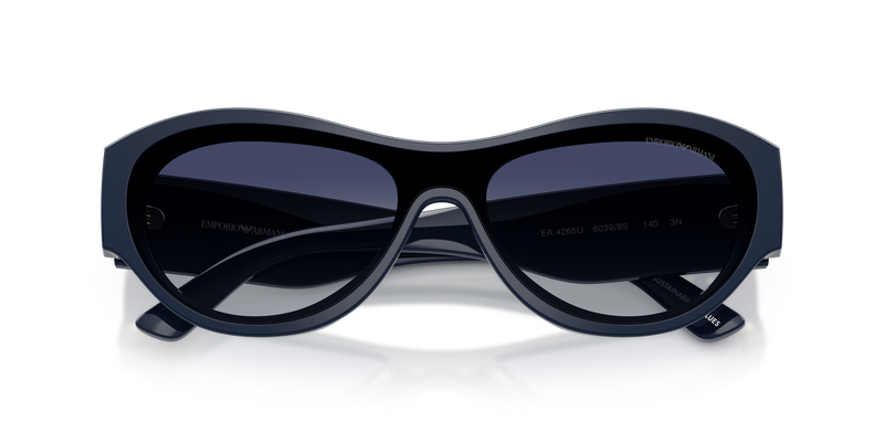 Emporio Armani EA4265U in Crystal/Cola/Lime / Grey Gradient Blue (60398S) - Alternate View