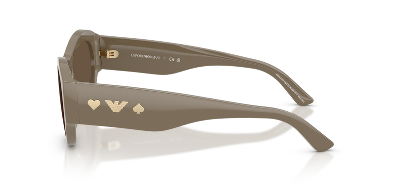 Emporio Armani EA4265U in Crystal/Cola/Lime / Solid Brown (634273) - Alternate View