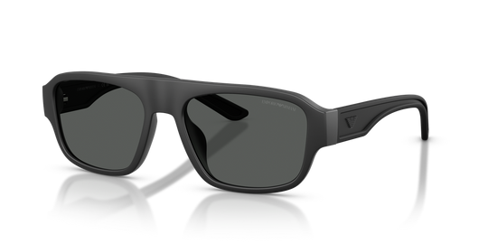 Emporio Armani EA4266U - Rubberized Matte Black / Dark Grey (500187)