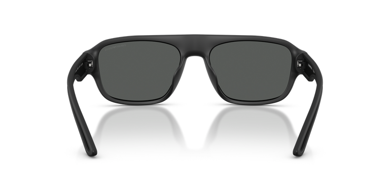 Emporio Armani EA4266U in Rubberized Matte Black / Dark Grey (500187) - Temple Detail