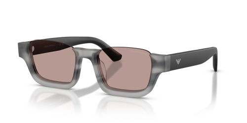 Striped Havana Grey / Light Purple Brown (63677N)