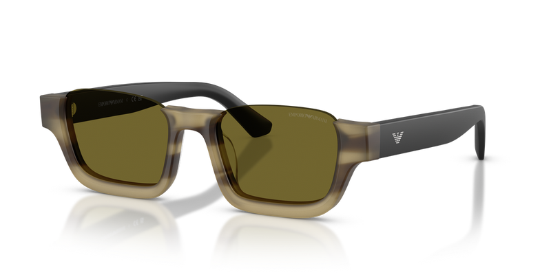 Emporio Armani EA4268U in Striped Havana Green - Alternate View