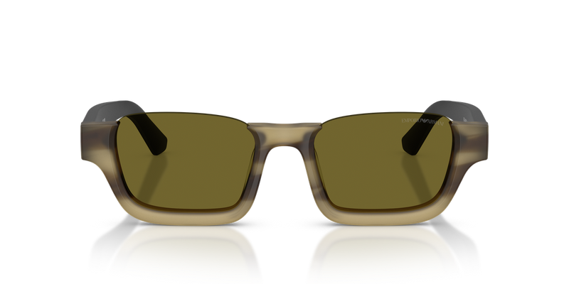 Emporio Armani EA4268U in Striped Havana Green - Alternate View