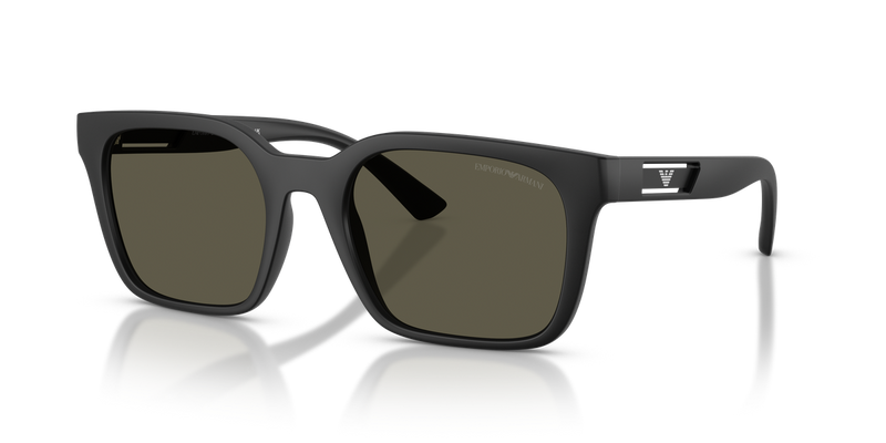 Emporio Armani EA4269 in Matte Black / Dark Grey (500187) - Front View