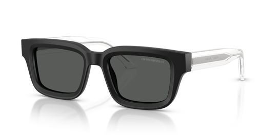 Emporio Armani EA4270F - Matte Black / Dark Grey (500187)