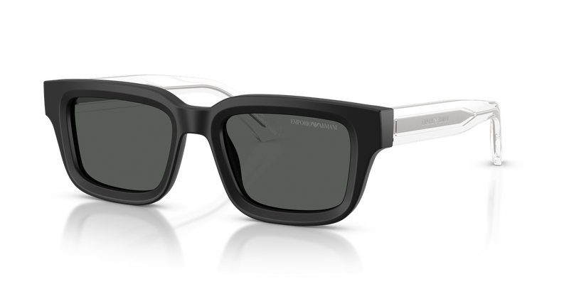 Emporio Armani EA4270F in Matte Black - Front View