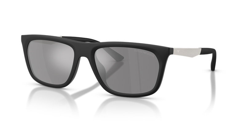 Emporio Armani EA4272U in Matte Black / Dark Grey Mirror Silver (63726G) - Alternate View
