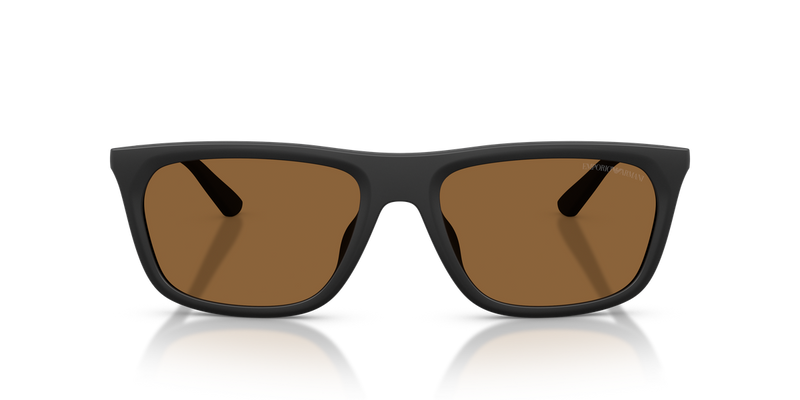 Emporio Armani EA4272U in Matte Black / Brown (637573) - Alternate View