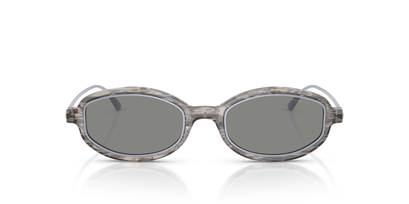 Emporio Armani EA4276U in Shiny Striped Grey - Alternate View