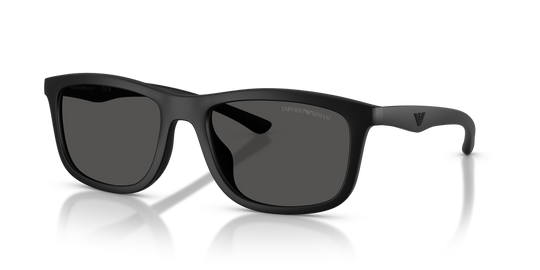 Emporio Armani EA4277U - Matte Black/Black Rubber / Dark Grey (500187)
