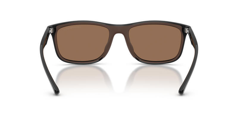 Emporio Armani EA4277U in Shiny Black/Brown Rubber - Alternate View