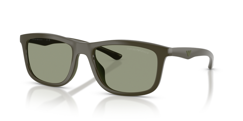 Emporio Armani EA4277U in Shiny Green/Green Rubber - Alternate View