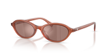 Shiny Opal Light Brown / Brown Mirror Internal Silver (64556G)