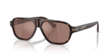 Shiny Havana Burgundy / Brown Mirror Internal Silver (64596G)