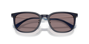 Shiny Transparent Blue / Dark Purple (53587N)