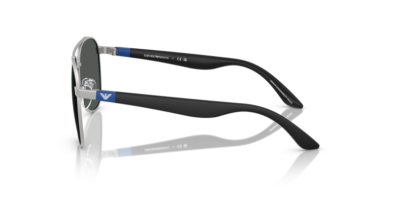 Emporio Armani Kids 0EK2001 in Matte Silver - Alternate View