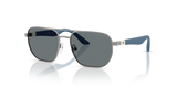 Shiny Gunmetal / Dark Blue (301080)