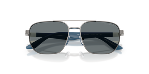Shiny Gunmetal / Dark Blue (301080)