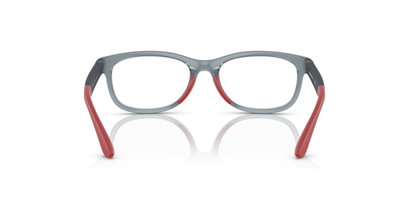 Emporio Armani Kids 0EK3001F in Shiny Transparent Blue - Temple Detail