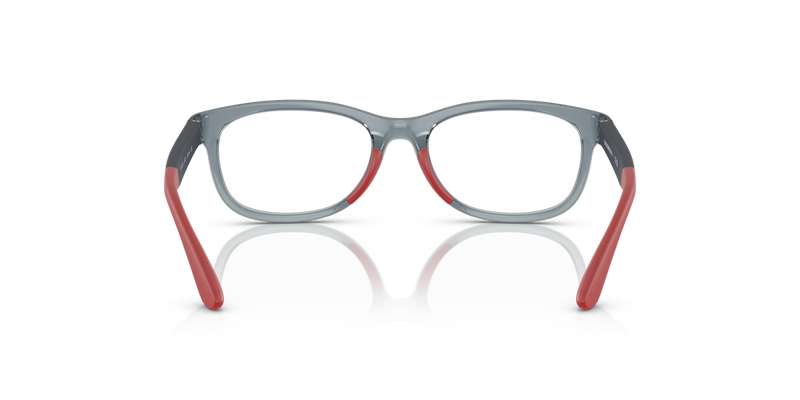 Emporio Armani Kids 0EK3001 in Shiny Transparent Blue - Temple Detail