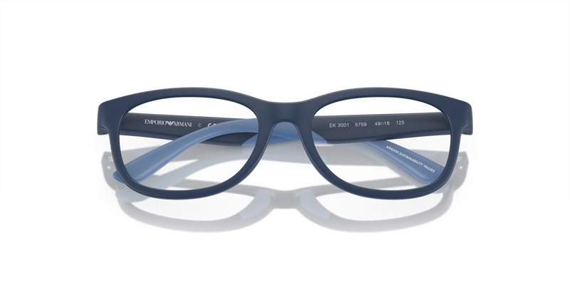 Emporio Armani Kids 0EK3001 in Matte Blue - Alternate View