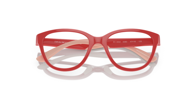 Emporio Armani Kids 0EK3002 in Shiny Coral - Alternate View