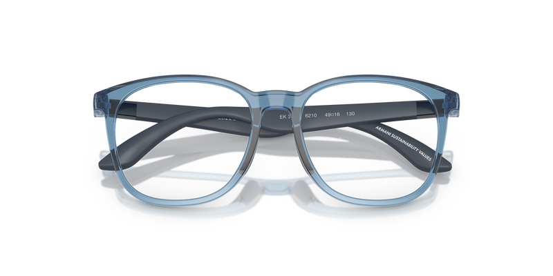Emporio Armani Kids 0EK3004 in Shiny Transparent Blue - Alternate View