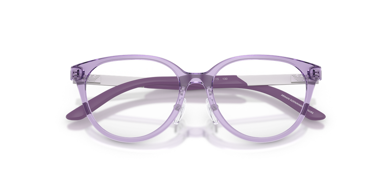 Emporio Armani Kids 0EK3010 in Shiny Transparent Violet - Alternate View