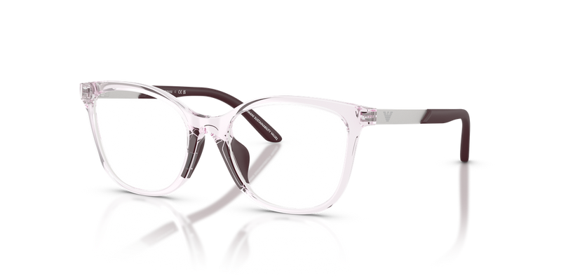 Emporio Armani Kids 0EK3011U in Shiny Transparent Pink - Alternate View