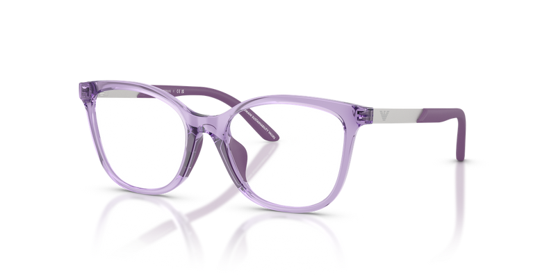 Emporio Armani Kids 0EK3011U in Shiny Transparent Violet - Alternate View