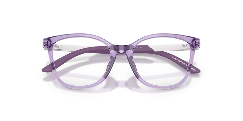 Emporio Armani Kids 0EK3011U in Shiny Transparent Violet - Alternate View