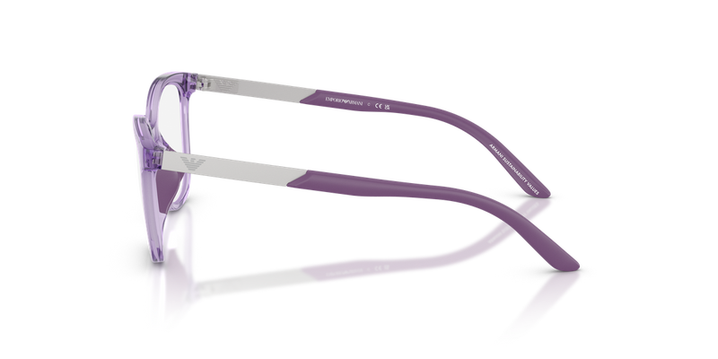 Emporio Armani Kids 0EK3011U in Shiny Transparent Violet - Alternate View