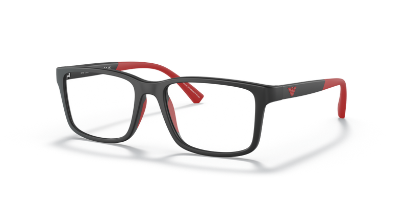 Emporio Armani Kids 0EK3203F in Matte Black - Front View