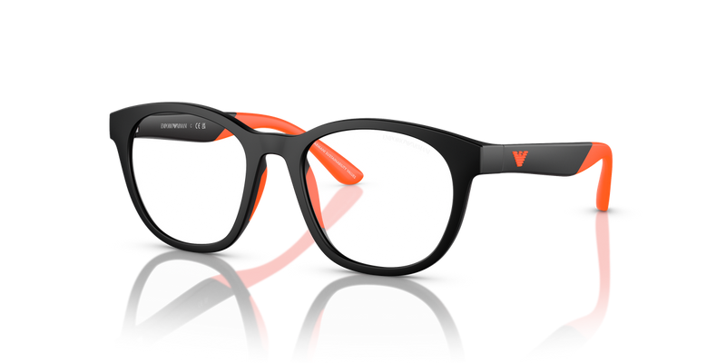 Emporio Armani Kids 0EK4001 in Matte Black - Front View