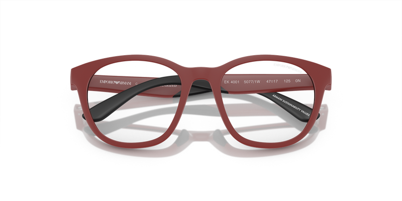 Emporio Armani Kids 0EK4001 in Matte Red - Alternate View