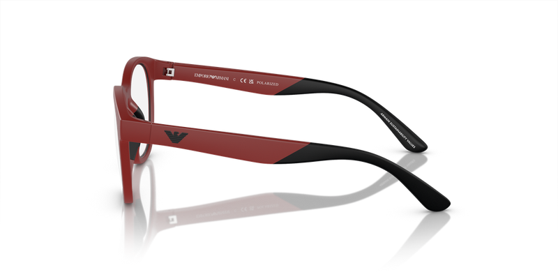 Emporio Armani Kids 0EK4001 in Matte Red - Alternate View