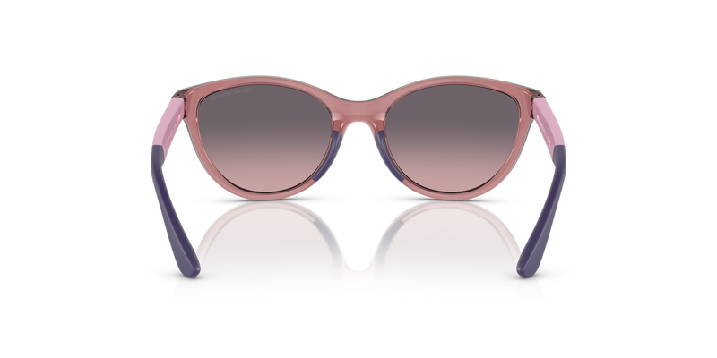 Emporio Armani Kids 0EK4003F in Shiny Transparent Lilac - Temple Detail