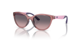Shiny Transparent Lillac / Pink Gradient Grey (537646)