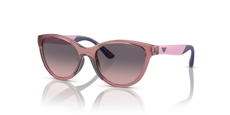 Emporio Armani Kids 0EK4003 in Shiny Transparent Lillac - Front View