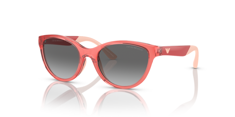 Emporio Armani Kids 0EK4003 in Shiny Transparent Coral - Alternate View