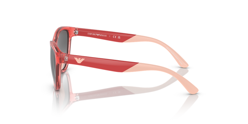 Emporio Armani Kids 0EK4003 in Shiny Transparent Coral - Alternate View