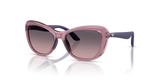 Shiny Transparent Lillac / Pink Gradient Grey (537646)