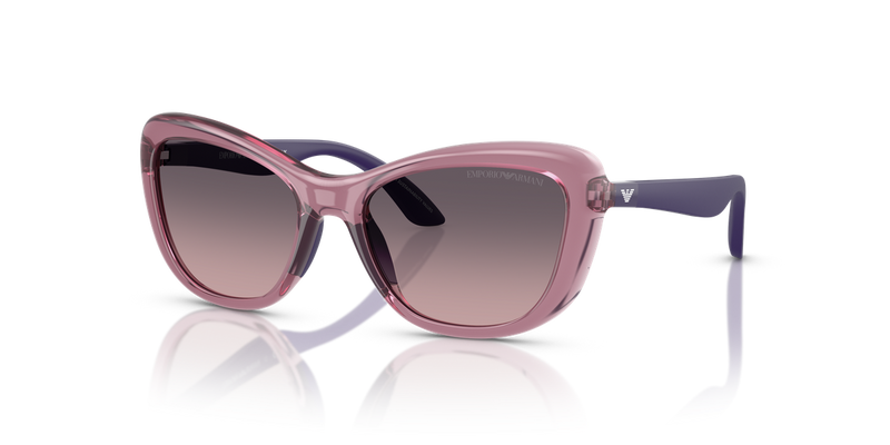 Emporio Armani Kids 0EK4004 in Shiny Transparent Lillac - Alternate View